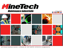 Tablet Screenshot of minetech.be