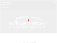 Tablet Screenshot of minetech.biz